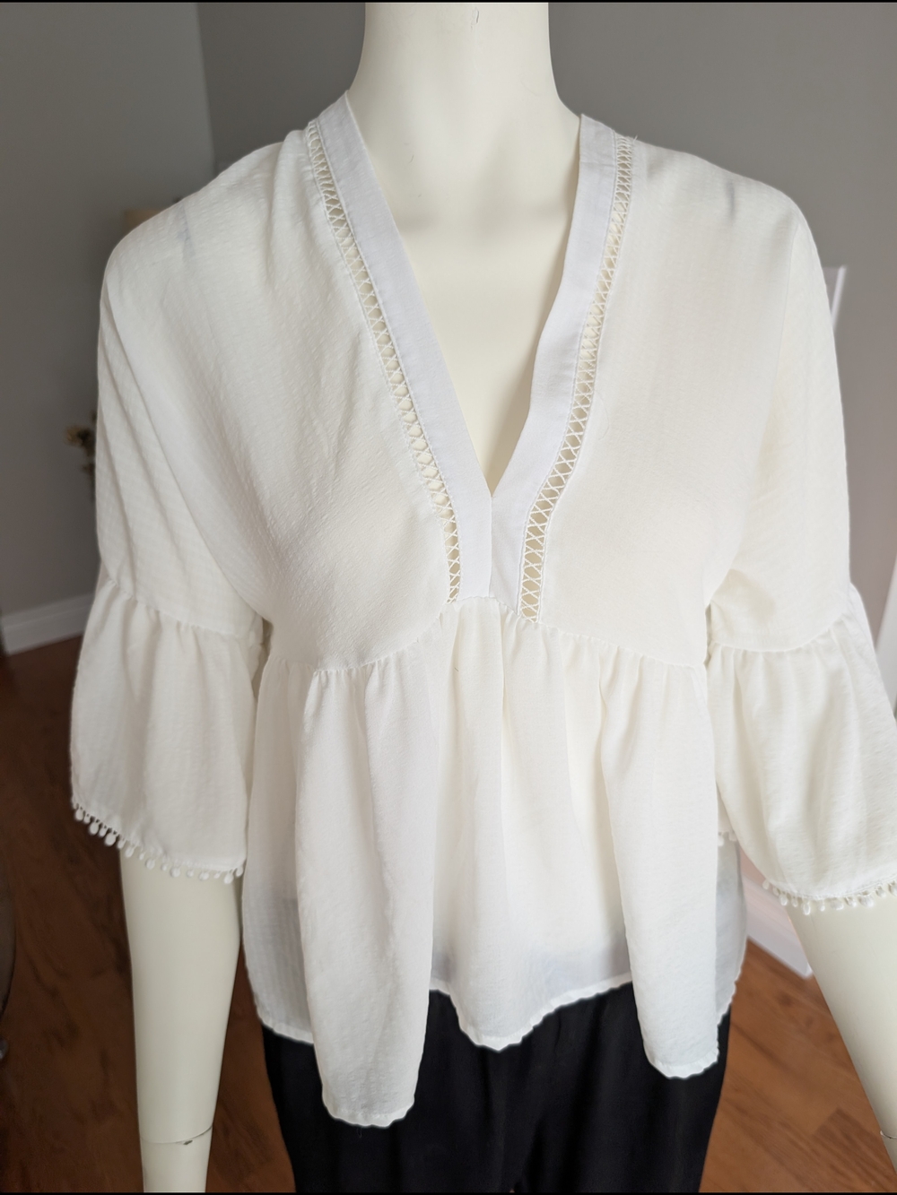 Cotton Flowy Bohemian Blouse